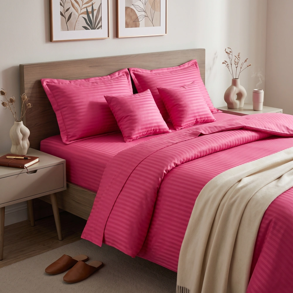 Flamingo Pink Bed Set