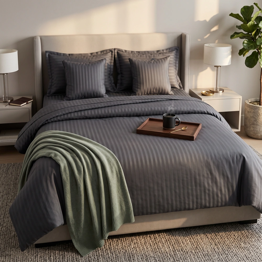 Graphite Luxe Bed Set