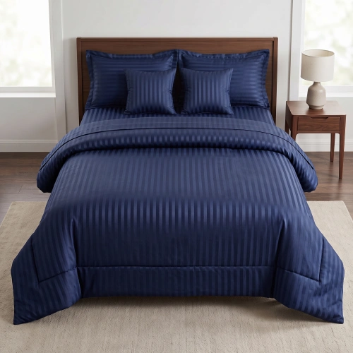 Midnight Navy Bed Set